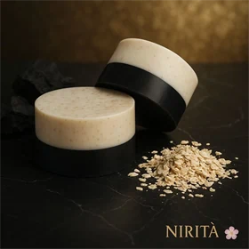 סבון פחם פעיל ושיבולת שועל